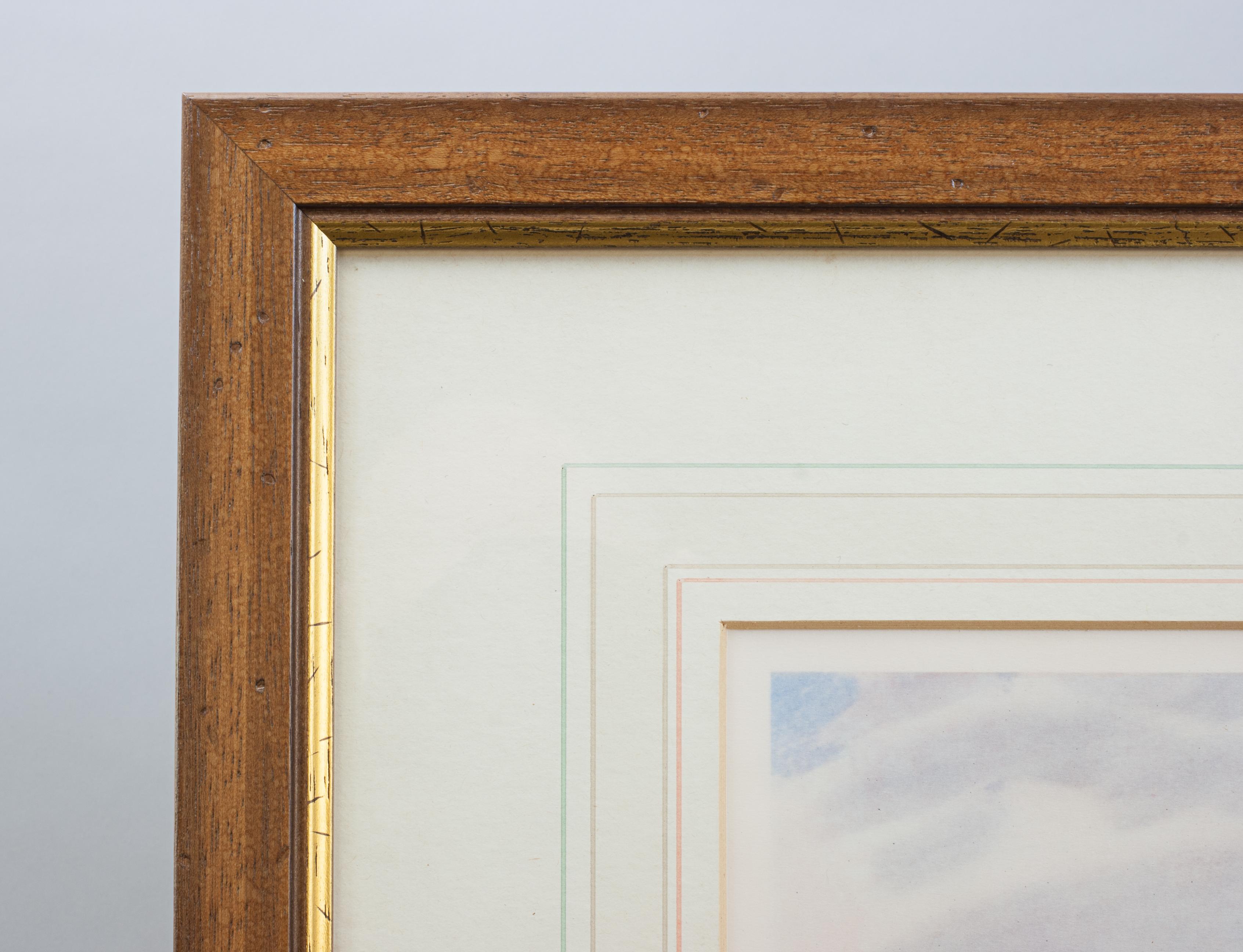 Signed Arthur Weaver Golf Print, First Green Muirfield In Good Condition For Sale In Oxfordshire, GB