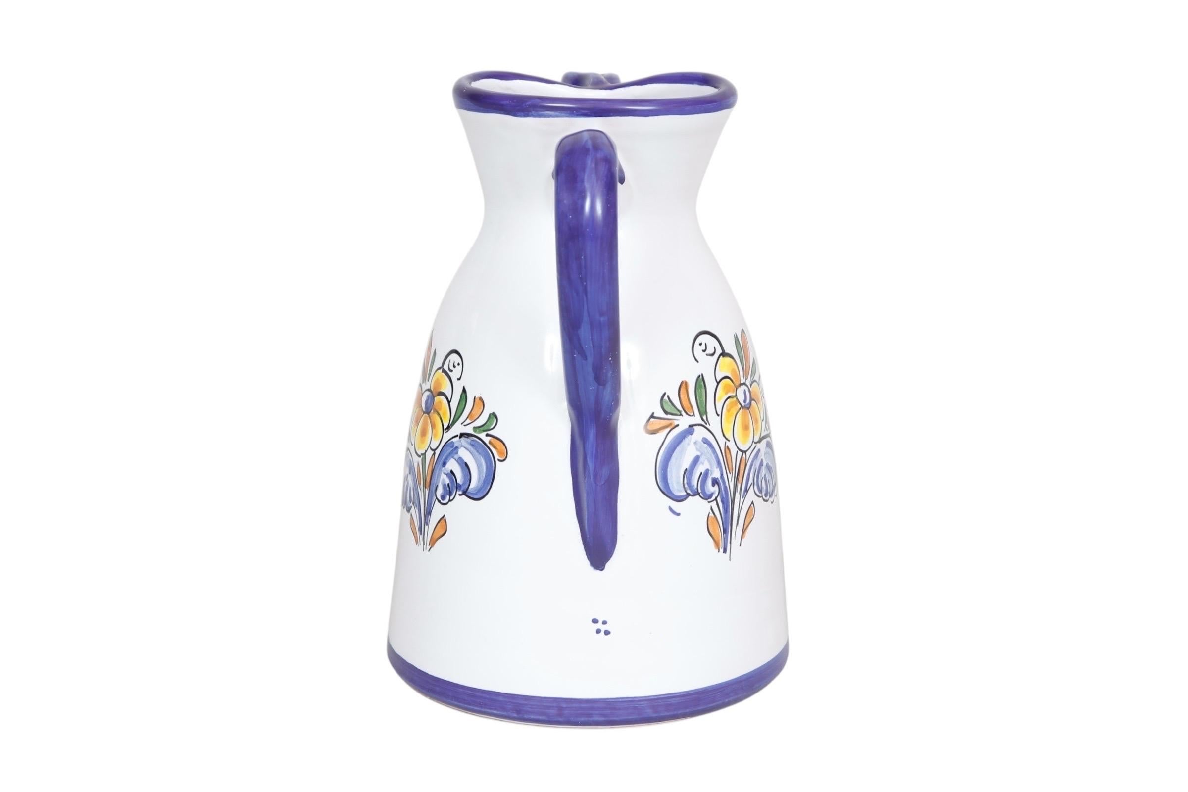 Mexicain Pichet en céramique Talavera signé en vente