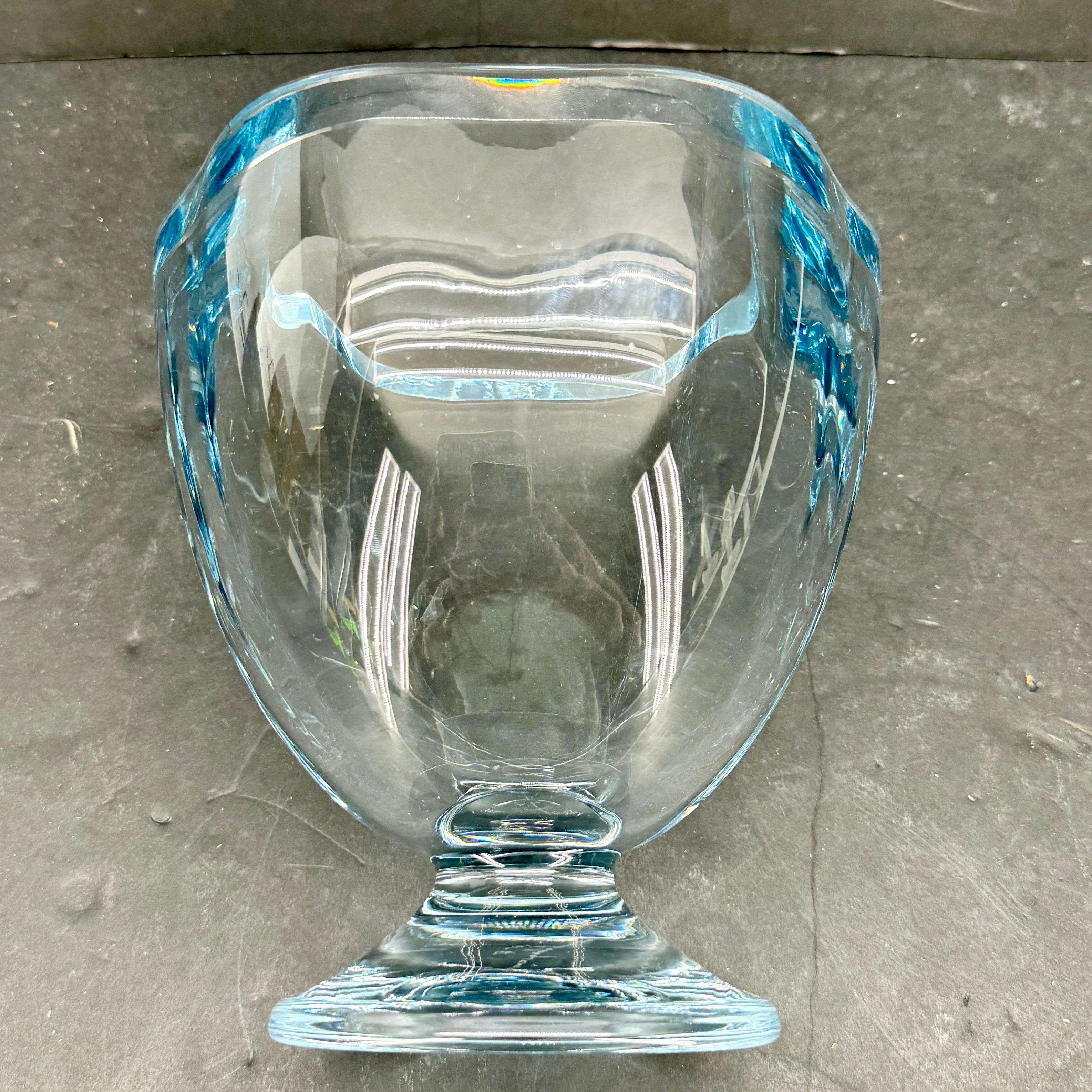 Vaso in vetro firmato Asta Stromberg per Strombergshyttan, Svezia in vendita 3