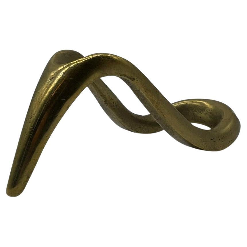 Metà XX secolo Signed Auböck pipe holder, 1950 Vienna, Austria in vendita