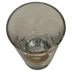 Signed Baccarat Crystal Vase with Gilt Decoration of Classical Urn