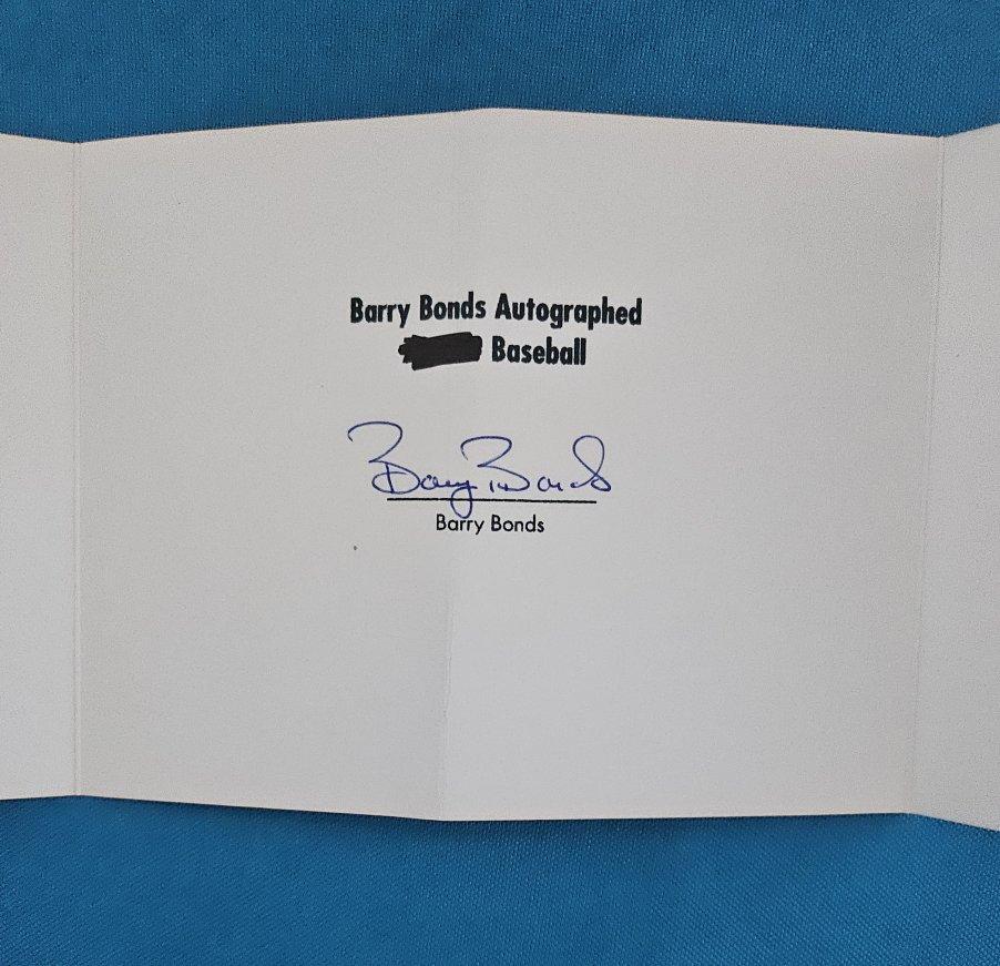 Bola de béisbol firmada por Barry Bonds (SF Giants) en su funda y estuche originales, c/COA en venta 9