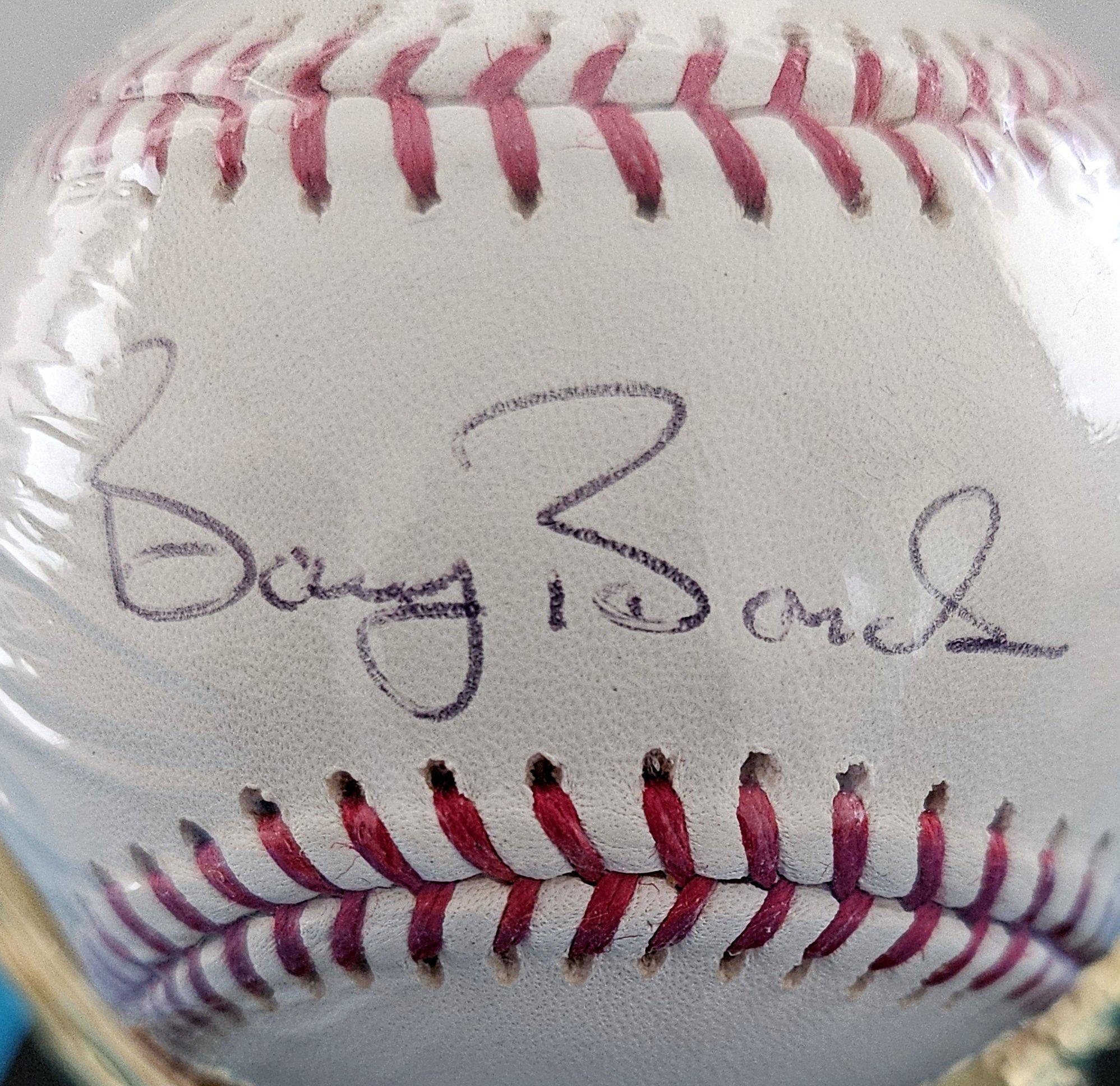 Bola de béisbol firmada por Barry Bonds (SF Giants) en su funda y estuche originales, c/COA Moderno orgánico en venta