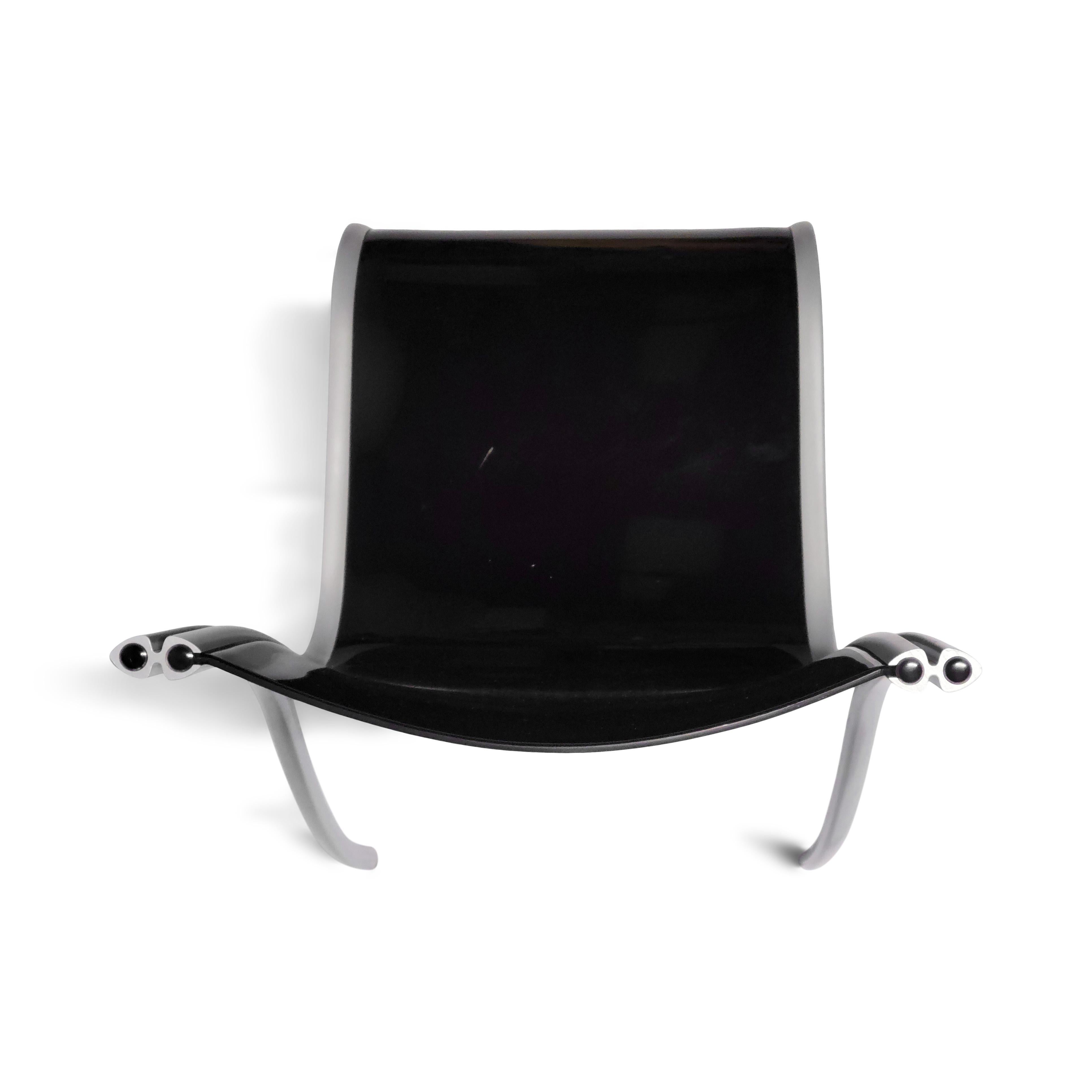 20th Century Signed Black FPE Chair by Ron Arad for Kartell For Sale