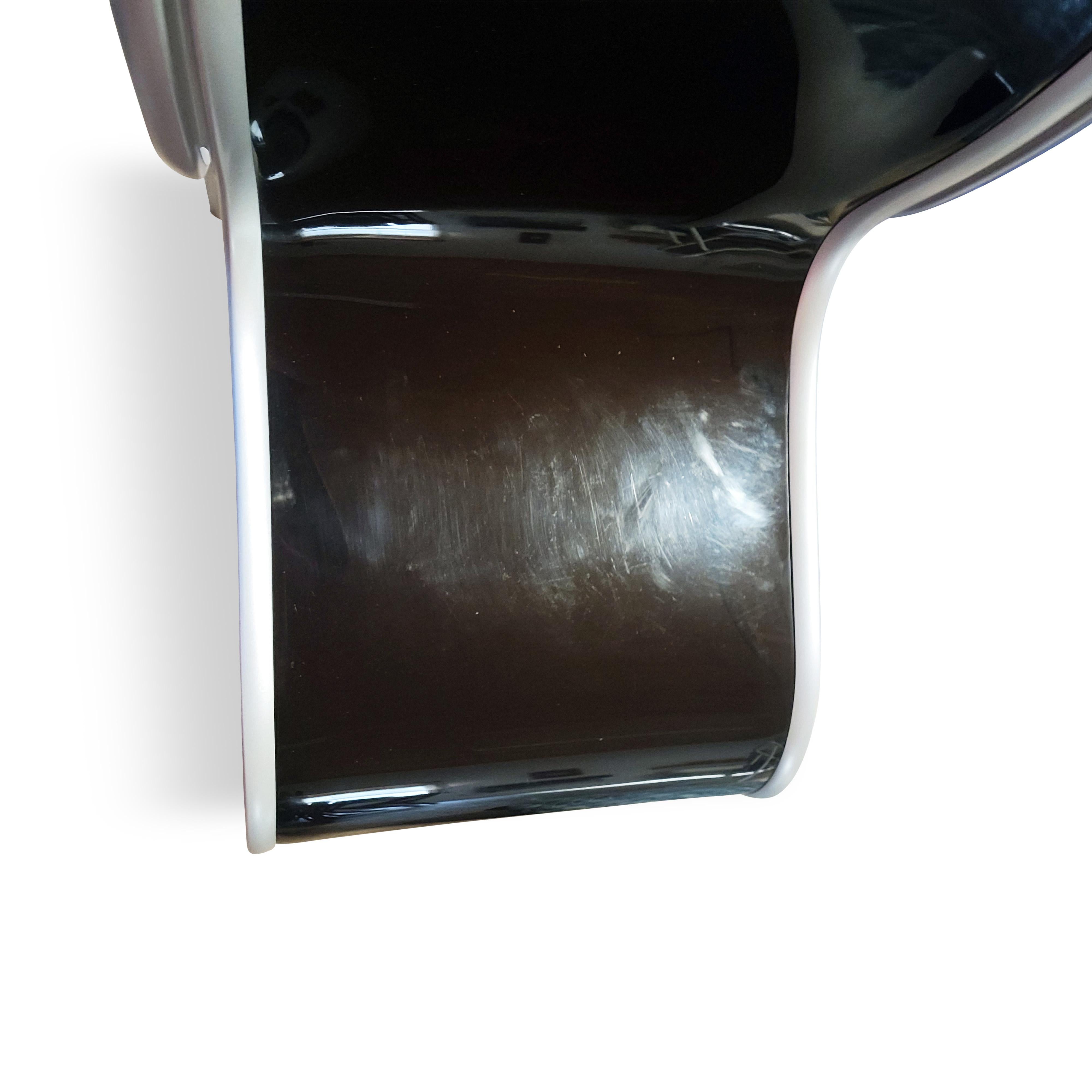 Signed Black FPE Chair by Ron Arad for Kartell For Sale 1