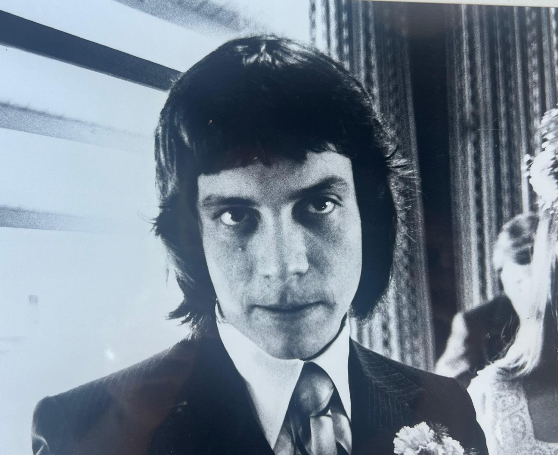 Signed Black & White Photo of 1960's Wedding Couple For Sale 1