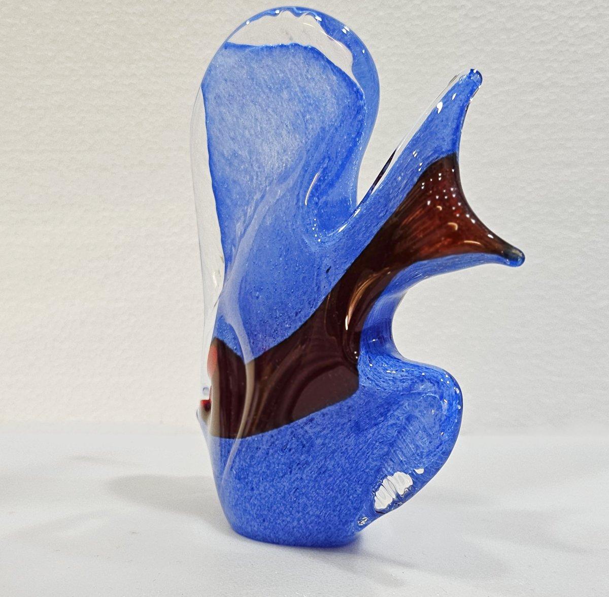 OFERTA DE CIERRE Escultura de pez de vidrio soplado firmada por Josef Marcolin Otro en venta