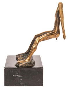 Signed Bob and Tom Bennett Bronze Sculptures, circa 1980, Artists Proof