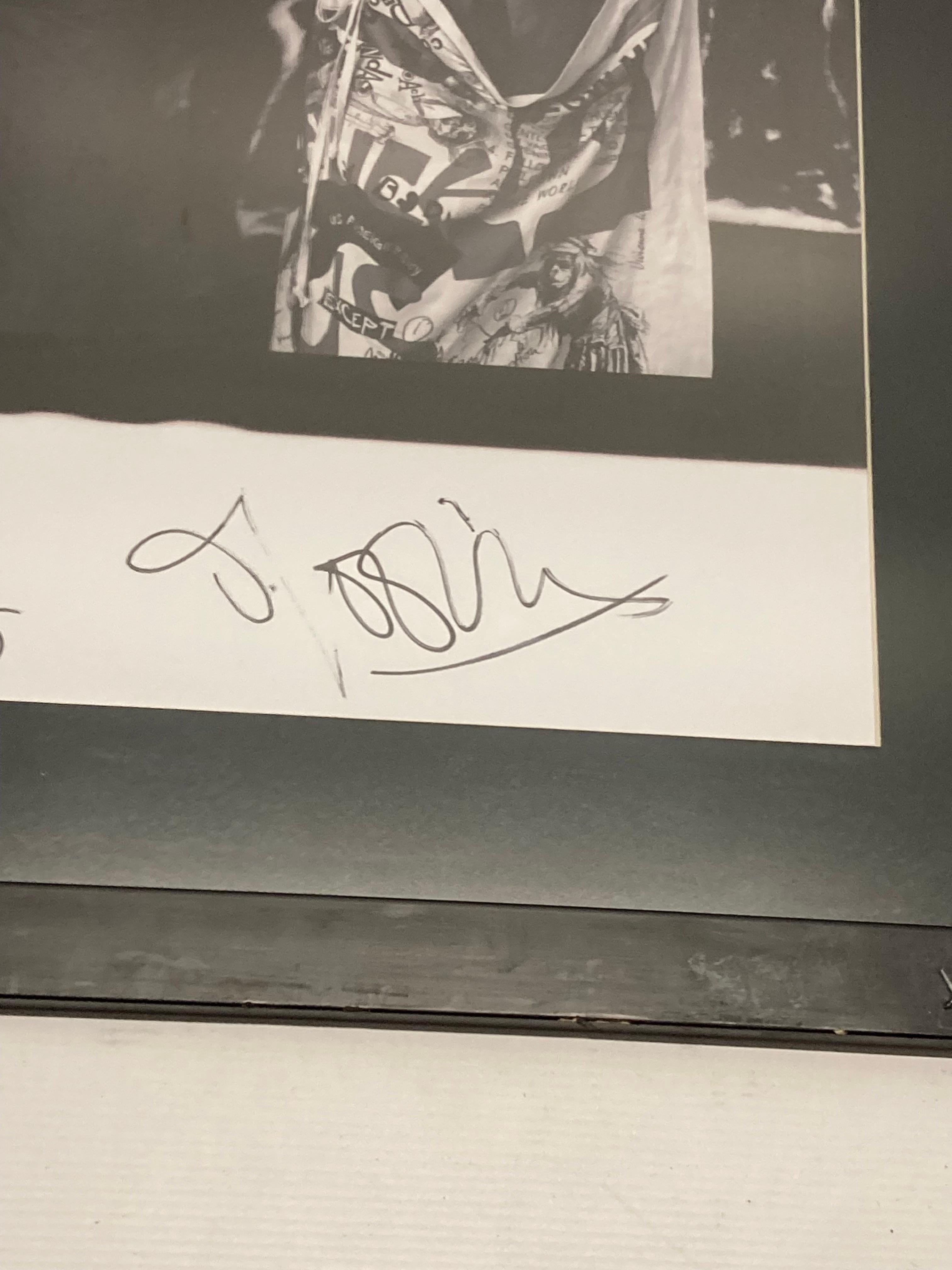 Signiertes Polaroid-Foto im Großformat von Bob Geldoff für Vivienne Westwood, 2008 (Englisch) im Angebot