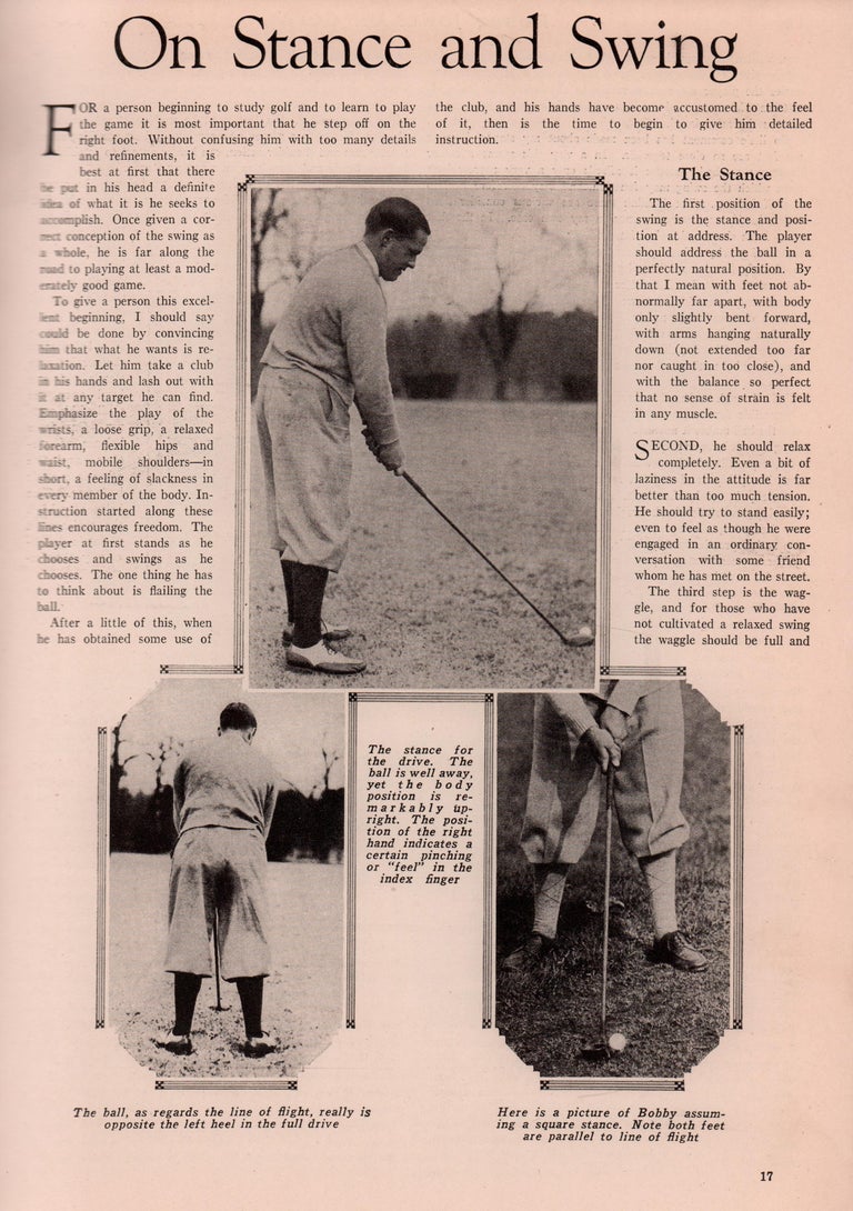 Signed Bobby Jones on Golf 1930 with Letter of Authenticity 'LOA' For ...