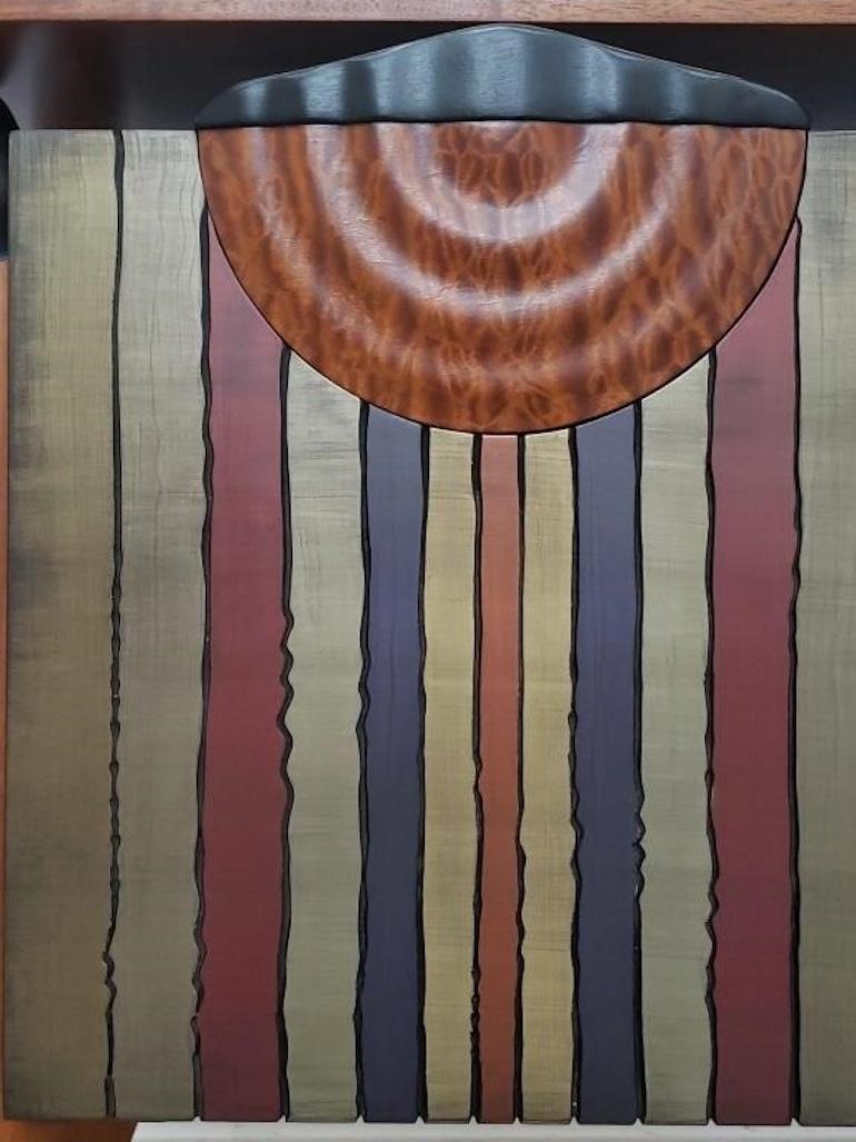 Wood Signed Brent Skidmore Console Cabinet For Sale
