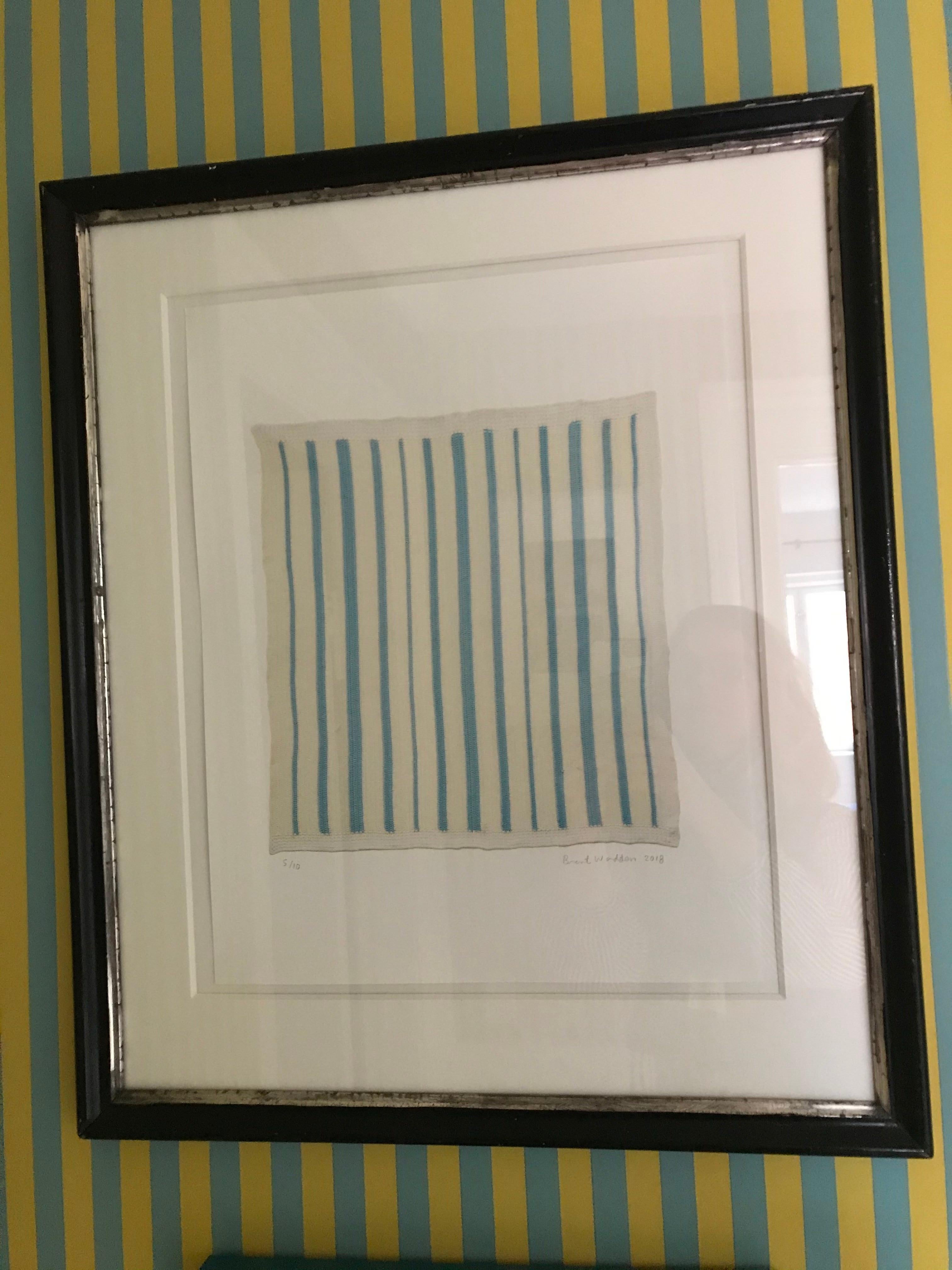 Canadian Signed Brent Wadden Untitled, Baby Blanket Contemporary Artwork, 2018 