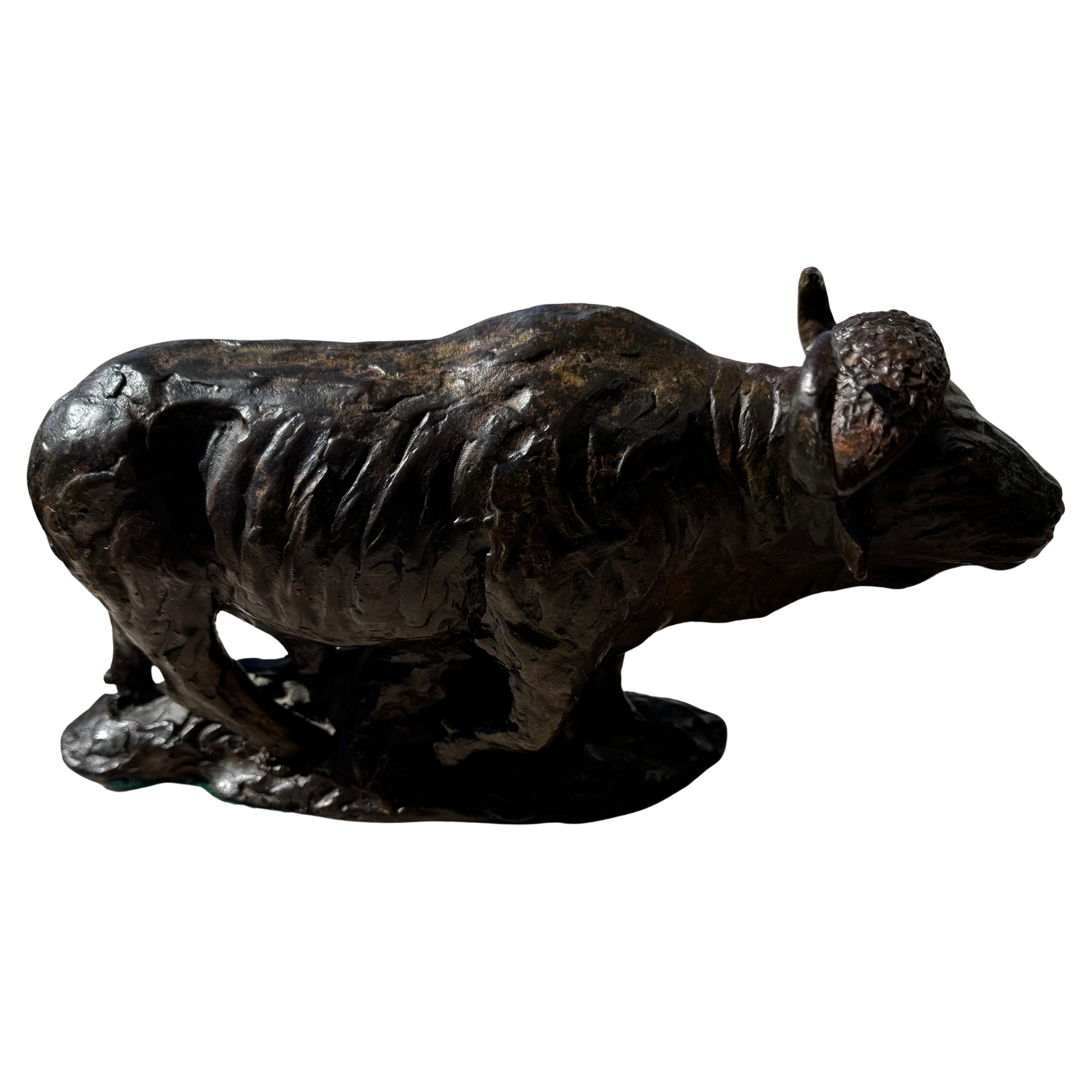 Signed Bronze Bull 3/15 Dated 
98 For Sale