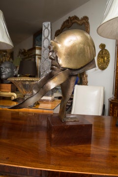 Buste en bronze signé, signé et daté, William Ludwig