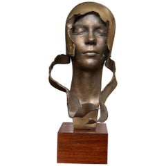 Signed Bronze Bust Signed and Dated, William Ludwig