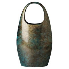 Signed Bronze Vase by Nagae Bishu, Mid-20th Century