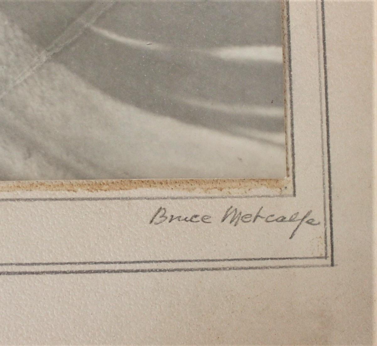 Signierte gerahmte Art-Déco-Schwarz-Weiß-Fotografie „Thistletown“ von Bruce Metcalfe, signiert (20. Jahrhundert) im Angebot