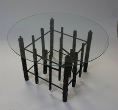 Signed Brutalist Coffee Table Base