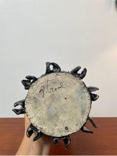 Signed Brutalist Style Vessel