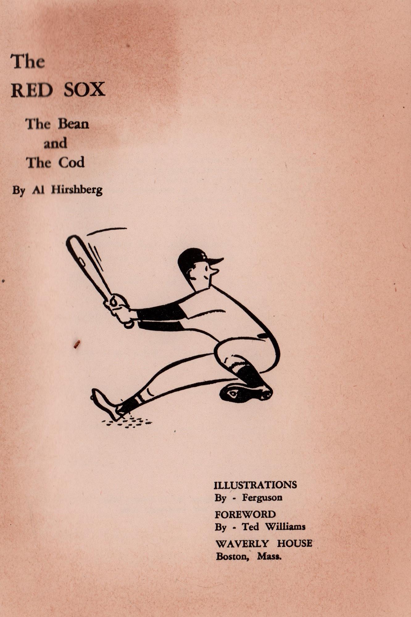 Paper Signed by 1946 Red Sox Team The Red Sox The Bean and The Cod, with LOA