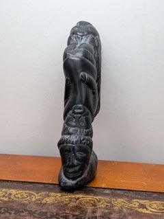 Signed Canadian Inuit Serpentinite Carving, Daniel Sala, 1980