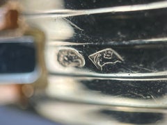 Signed Cartier 18k Yellow Gold & Diamonds Maillon Panthère Earrings, Circa 1980