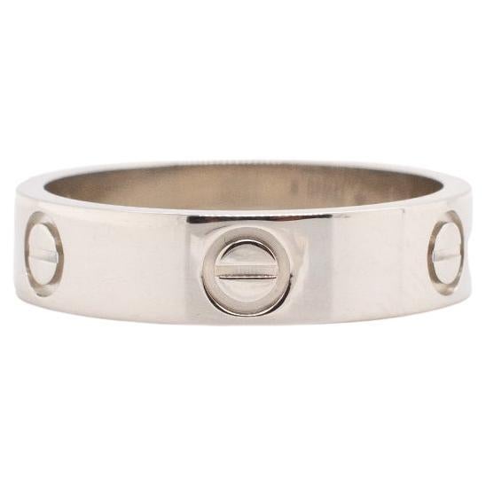 Signed Cartier 950 Platinum Love Band