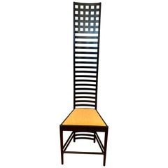 Signed Cassina Charles Rennie Mackintosh Hill House Chair