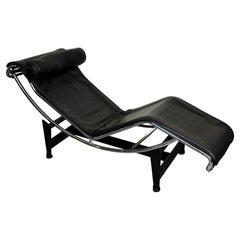 Signed Cassina LC4 Chaise Longue