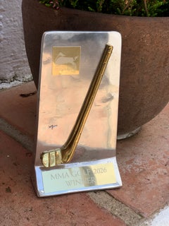 Signed Cast Aluminum Trophy Sculpture by David Marshall