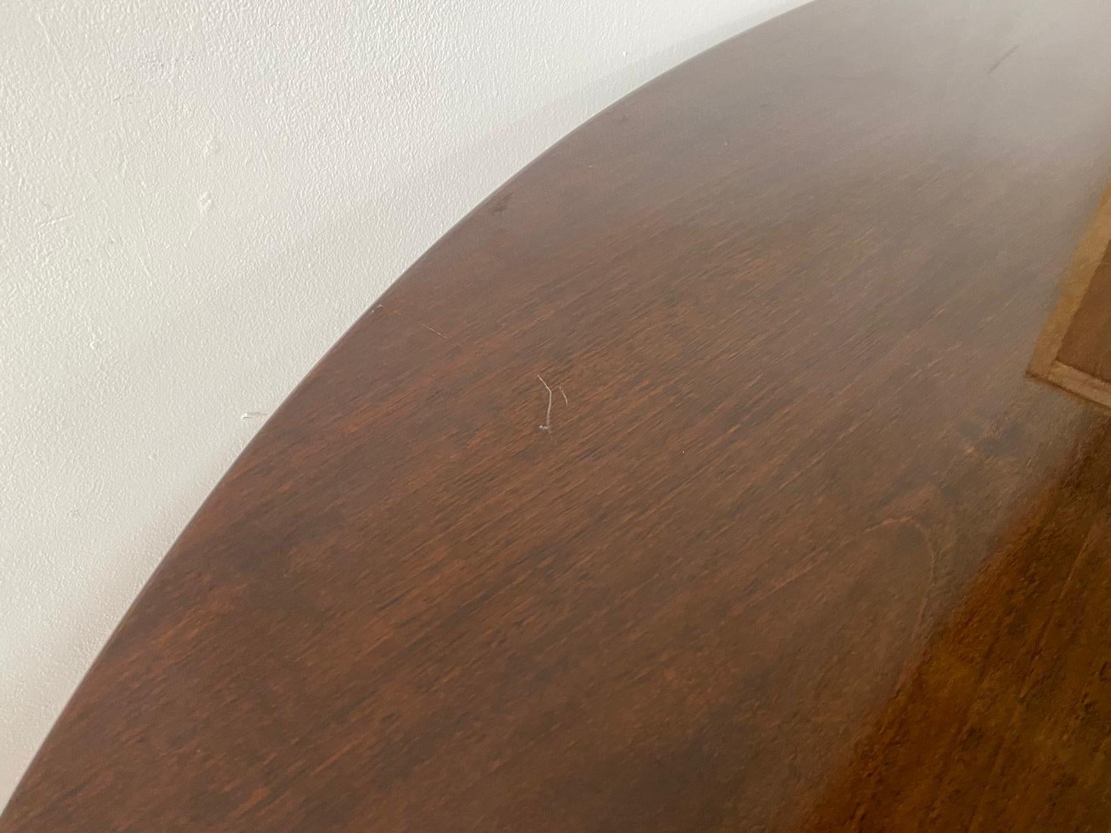 Ovaler T3-Tisch von Luigi Caccia Dominioni für Azucena, signiert im Zustand „Gut“ im Angebot in East Hampton, NY