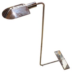 Lampadaire rglable chrom mi-sicle sign Cedric Hartman