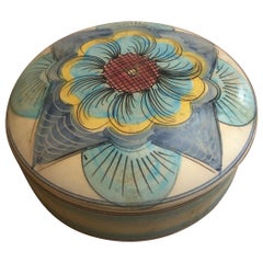 Signed Ceramiche Desuir Duca di Camastra Ceramic Jar Hand Painted