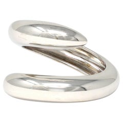 Signierter Chaumet Wirbel-Ring aus 18 Karat Weißgold
