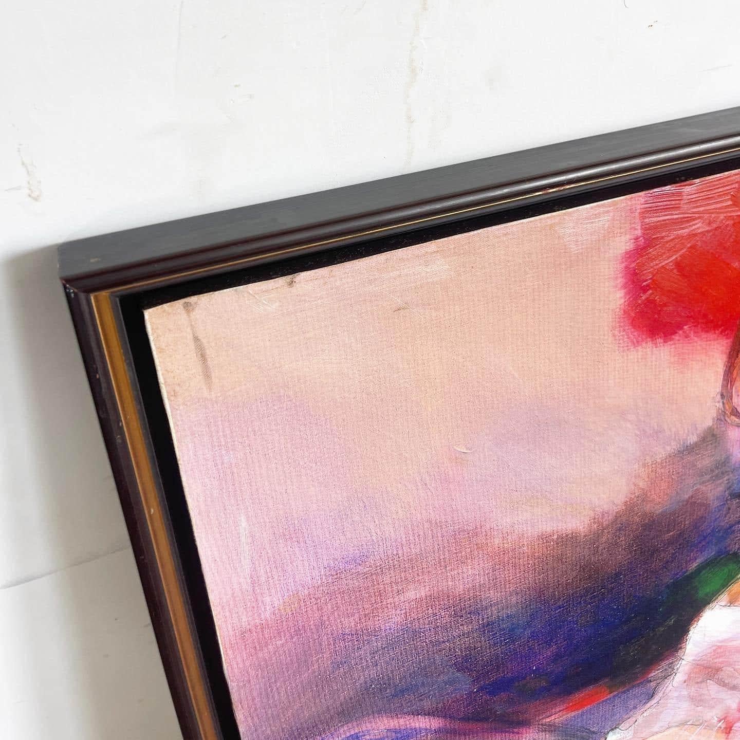 Serigrafia firmata Christine Comyn 