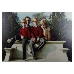 Signed Christmas Card / Photograph from Prince Charles and Princess Diana, 1990