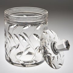 Barattolo per biscotti con motivo a foglie firmato Clyne Farquarson per John Walsh