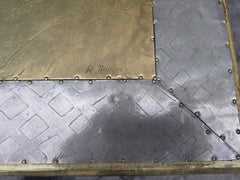Signed Coffee Table by R. Dubarry, France, 1970s