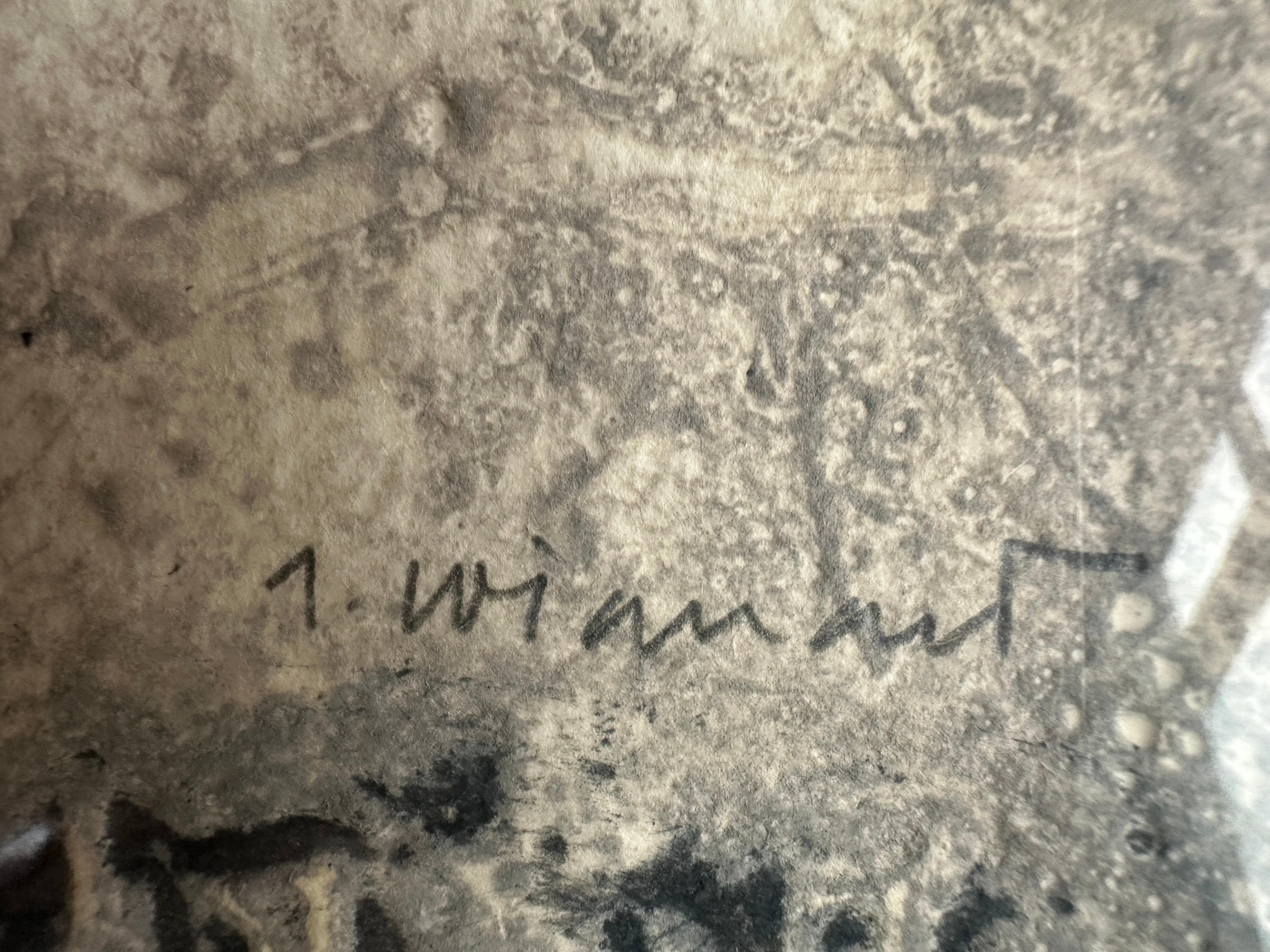 Aquatinte couleur, eau-forte, carborundum et collage signé James Coignard en vente 4