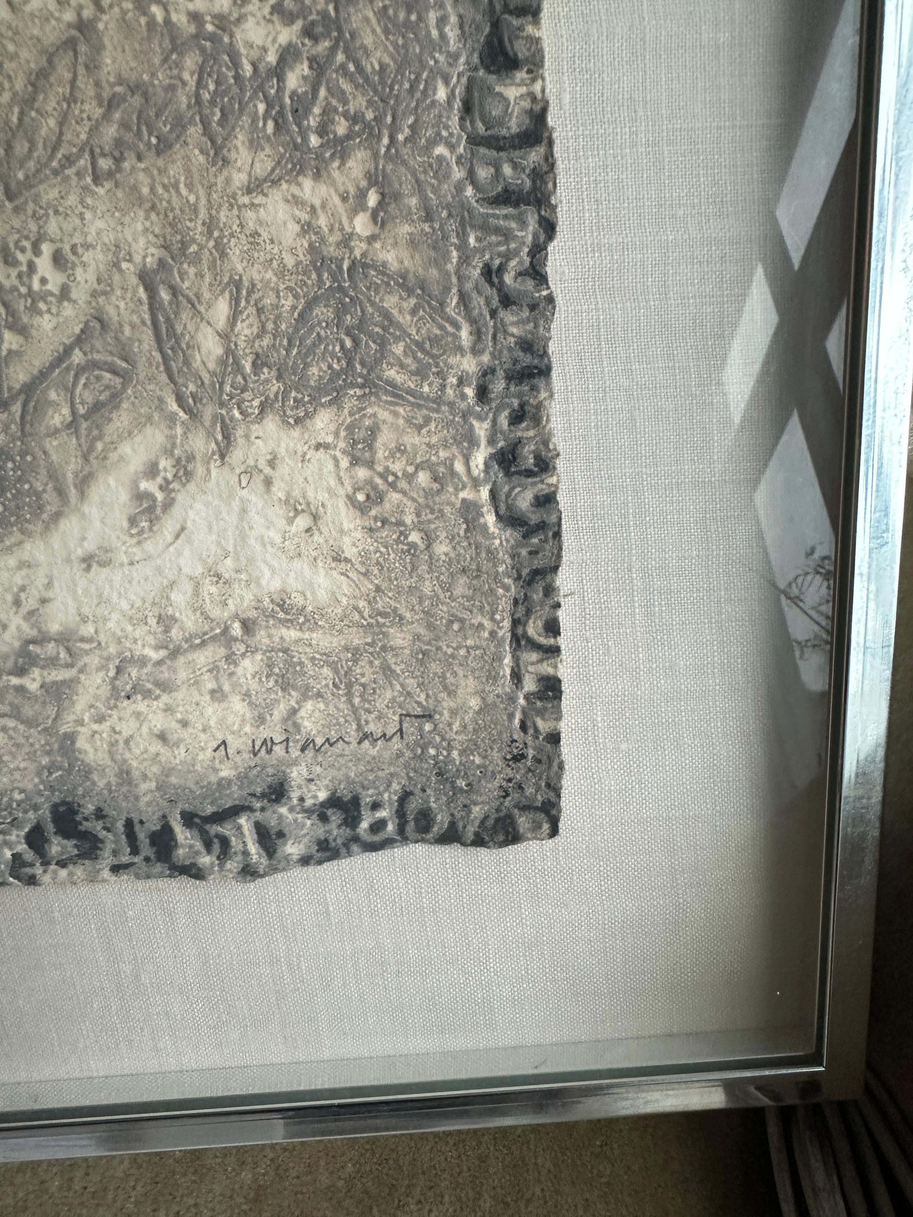 Aquatinte couleur, eau-forte, carborundum et collage signé James Coignard en vente 2