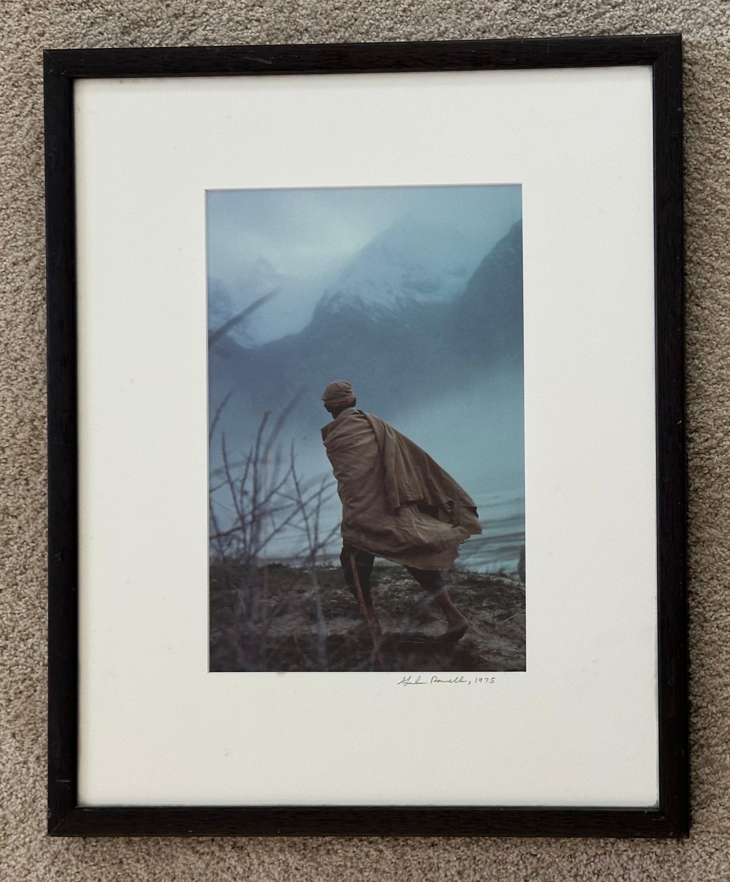 Photographie couleur signée d'un éleveur balte dans l'Himalaya par Galen Rowell Bon état - En vente à San Diego, CA