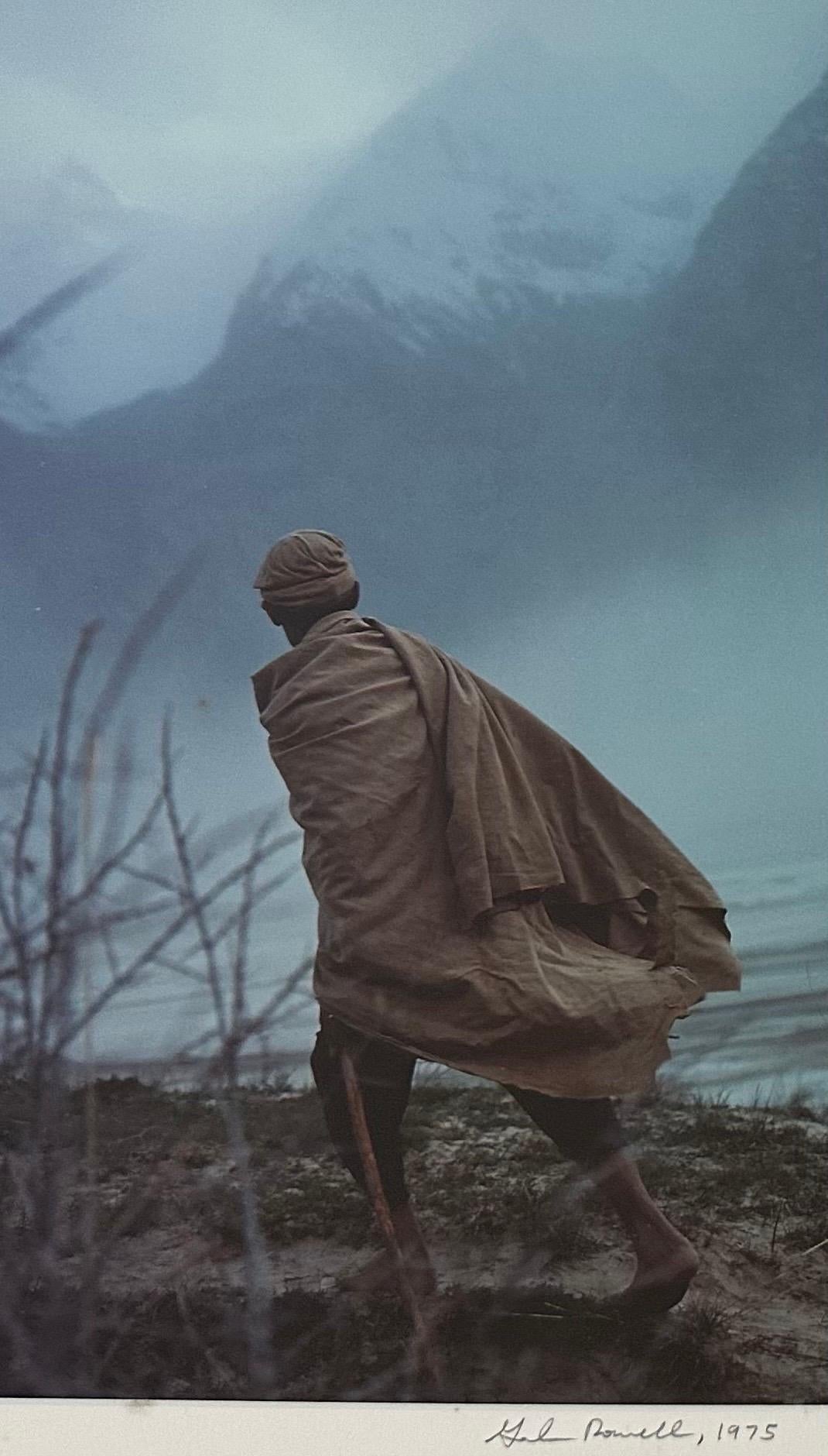 Papier Photographie couleur signée d'un éleveur balte dans l'Himalaya par Galen Rowell en vente
