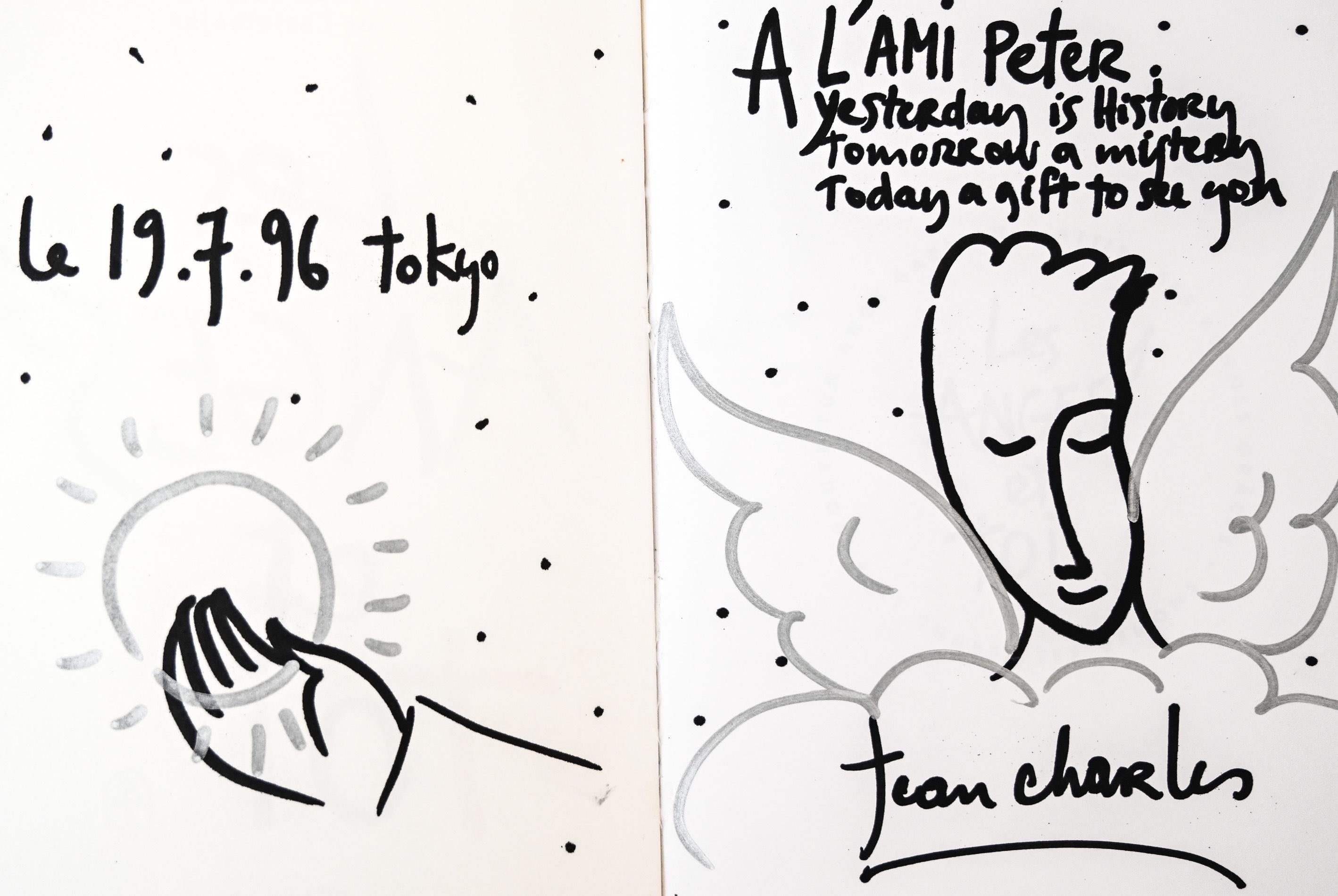 Paper Signed Copy of “Les Anges Et Toi” by Jean-Charles de Castelbajac For Sale