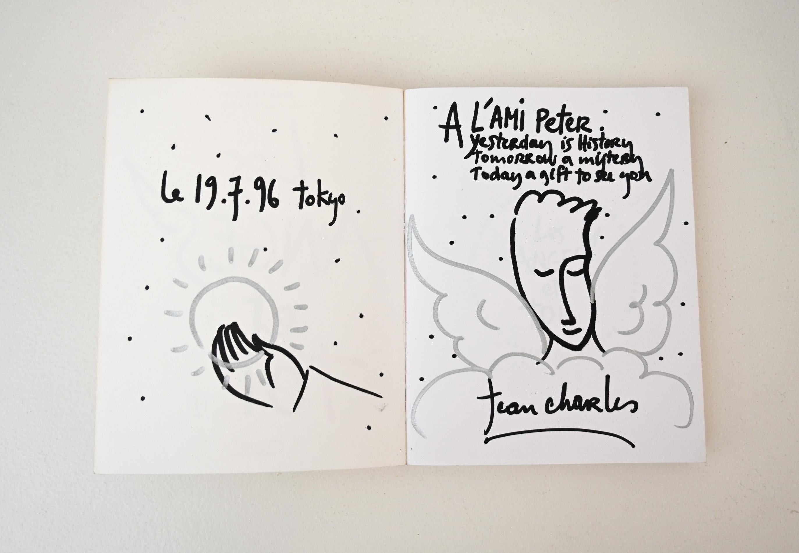 Signed Copy of “Les Anges Et Toi” by Jean-Charles de Castelbajac In Good Condition For Sale In Henley-on Thames, Oxfordshire