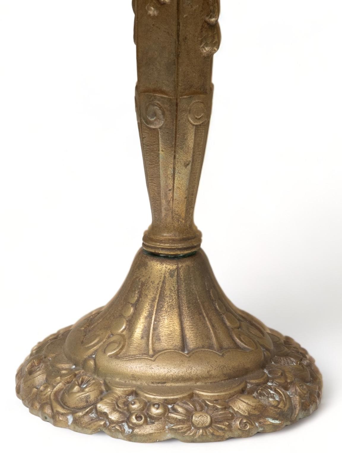 Degues Art Nouveau table lamp from France made in circa 1910. 