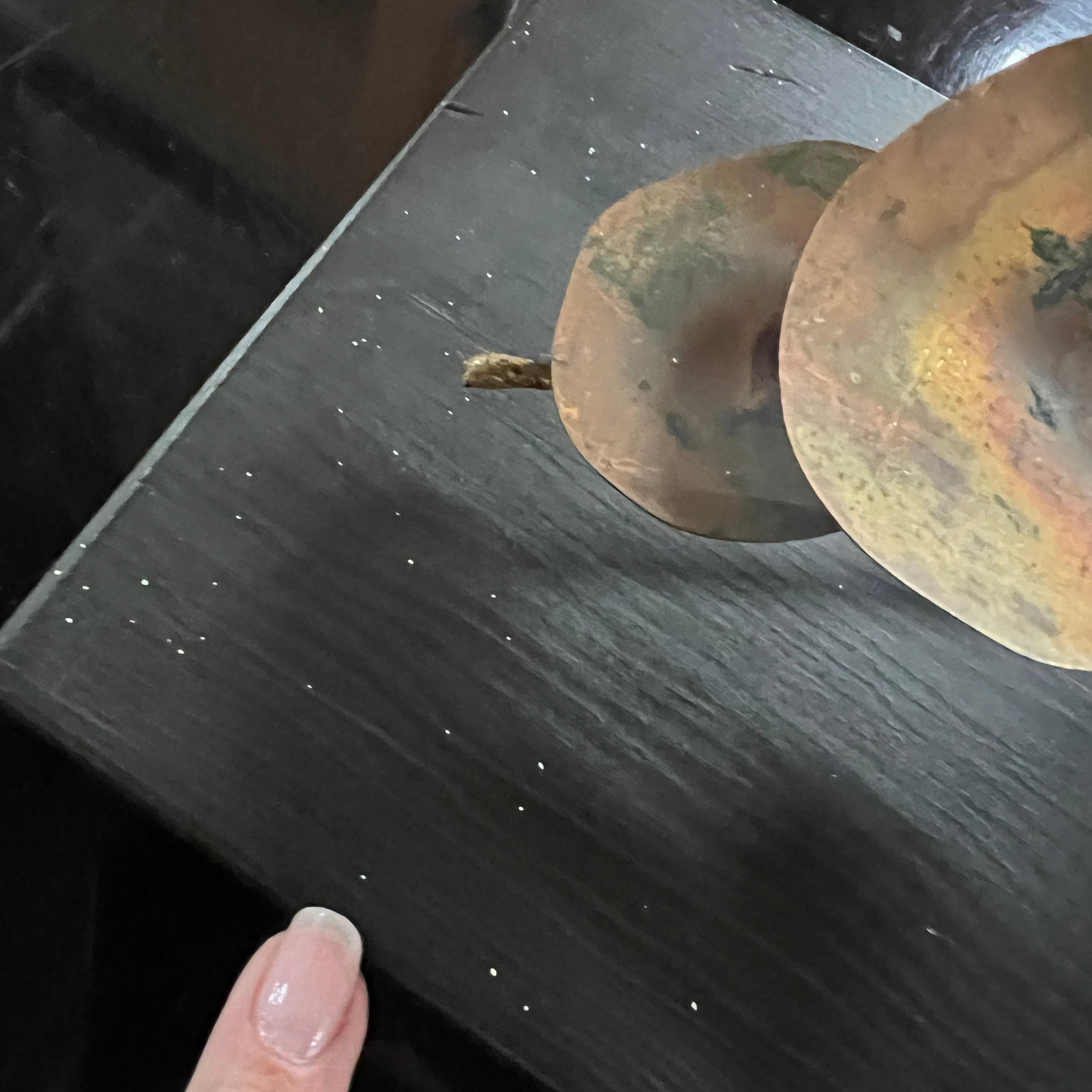 Signed Curtis Jere Brass Floral Table Sculpture Mounted on Board For Sale 4