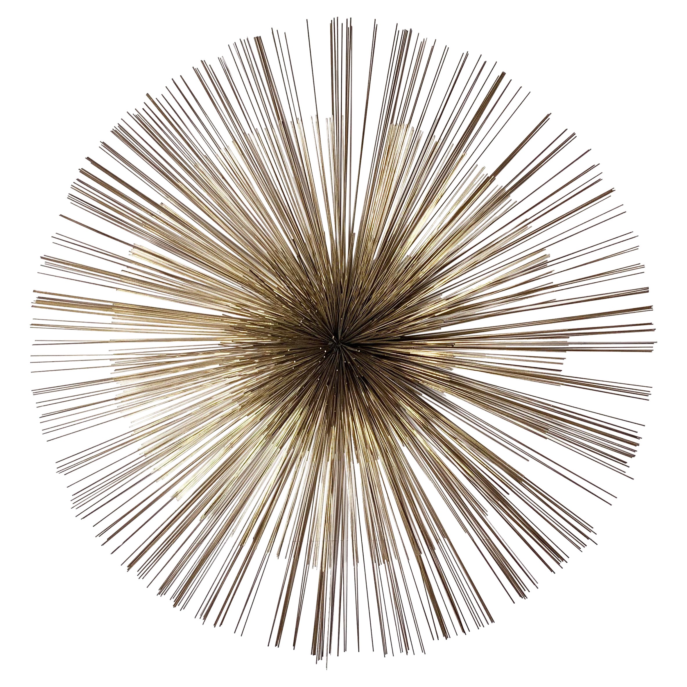 Signed Curtis Jere Starburst POM POM Abstract Wall Sculpture