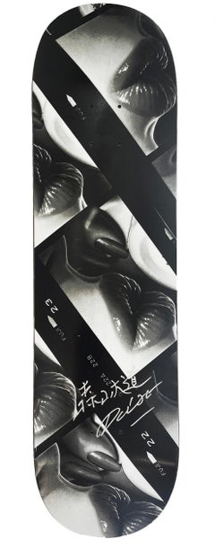 Signed Daido Moriyama skate decks: set of 2 works (Daido Moriyama photography)