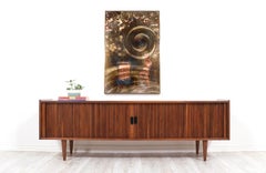 Signed, Dale Clark Copper Etched Art Work Painting