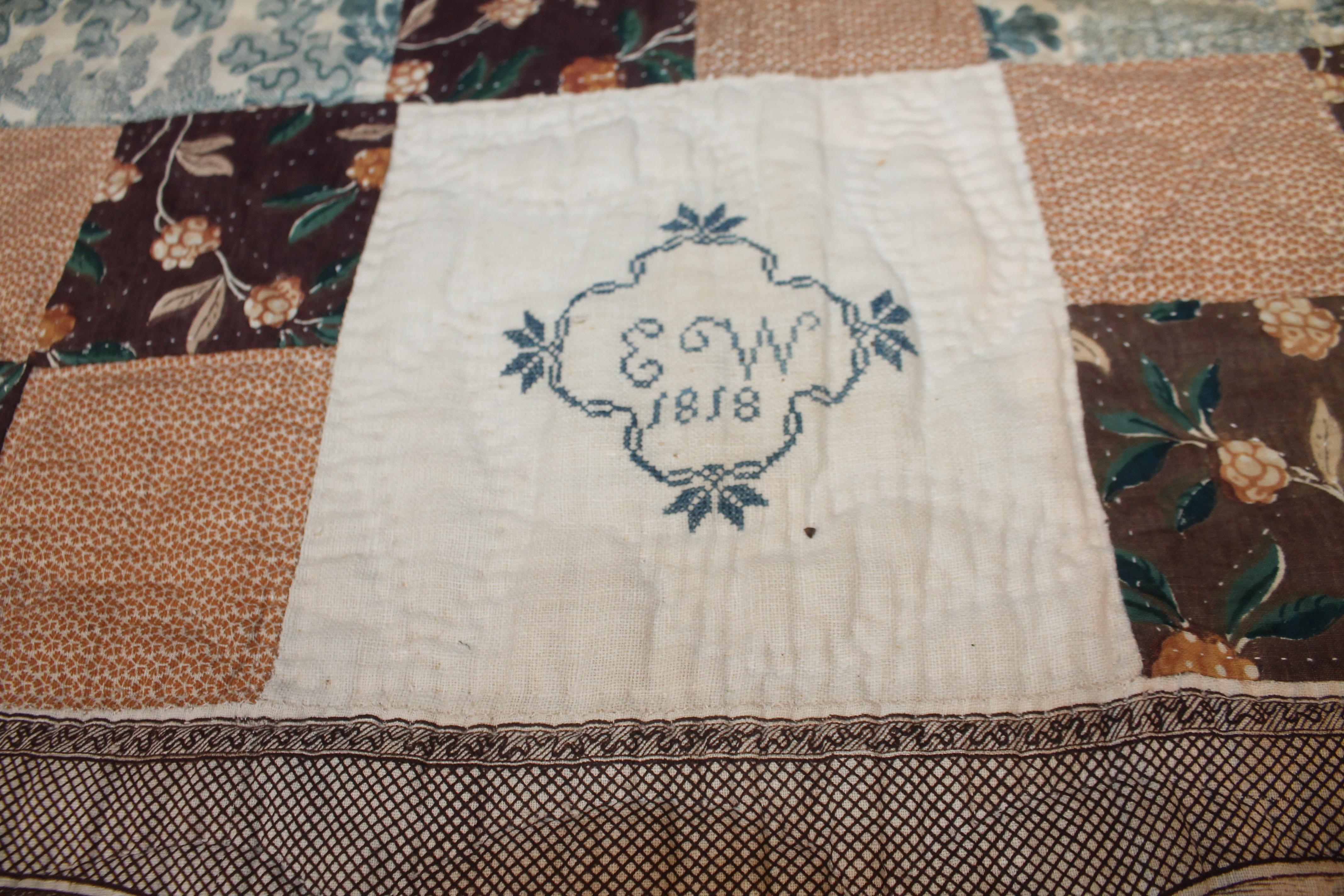 antique chintz quilt